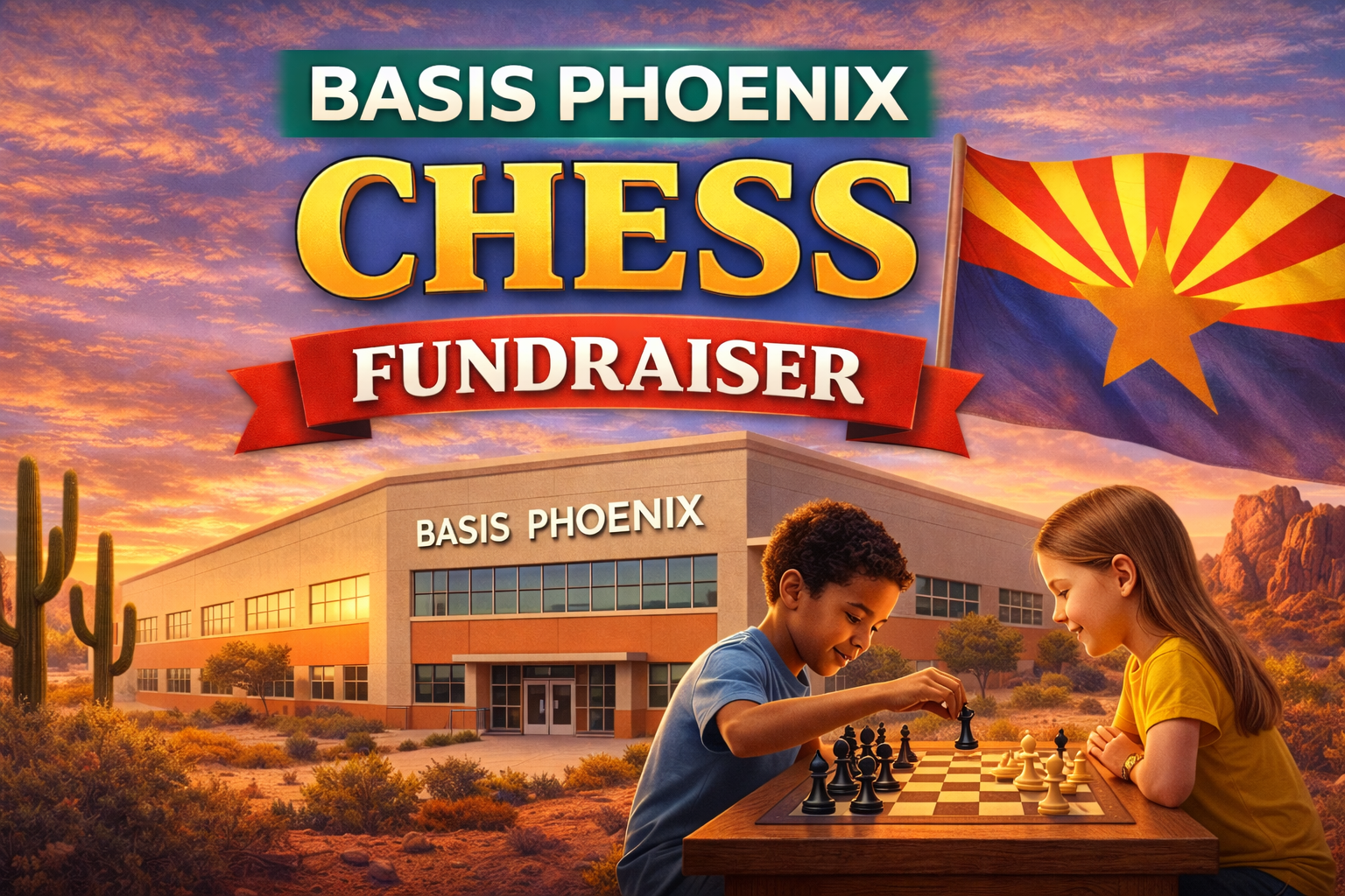 Basis Phoenix Chess Fundraiser at Rama Krishnan in Phoenix, AZ (3/14)