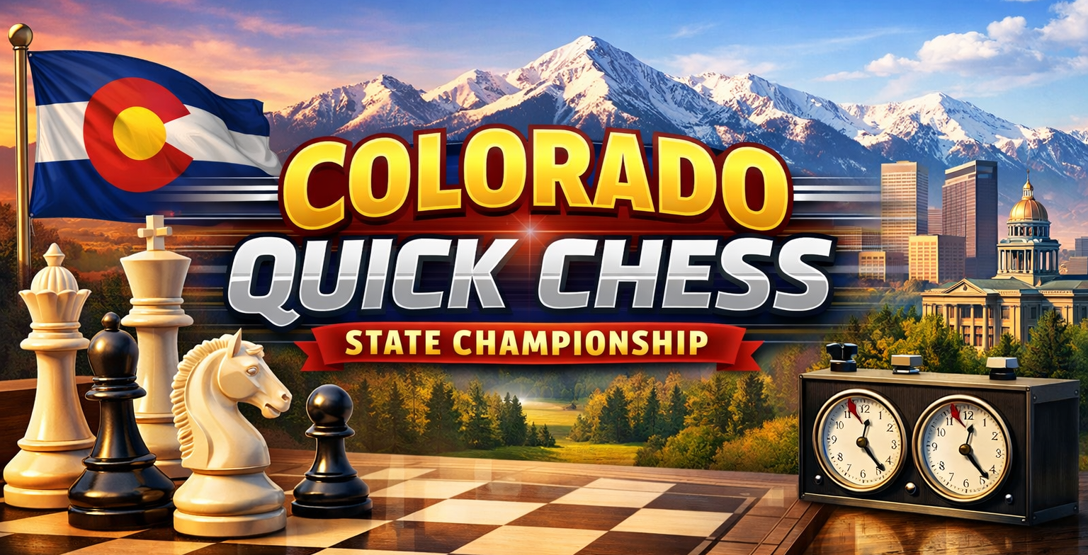 2026 Colorado Quick Chess Championship at Colorado Springs Chess Club in Colorado Springs, CO (3/20)