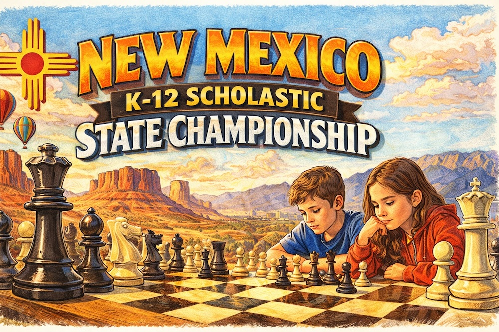 2026 New Mexico K-12 Scholastic State Championship at New Mexico Chess in Albuquerque, NM (4/25)